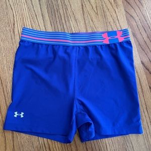 Under Armour compression activewear shorts